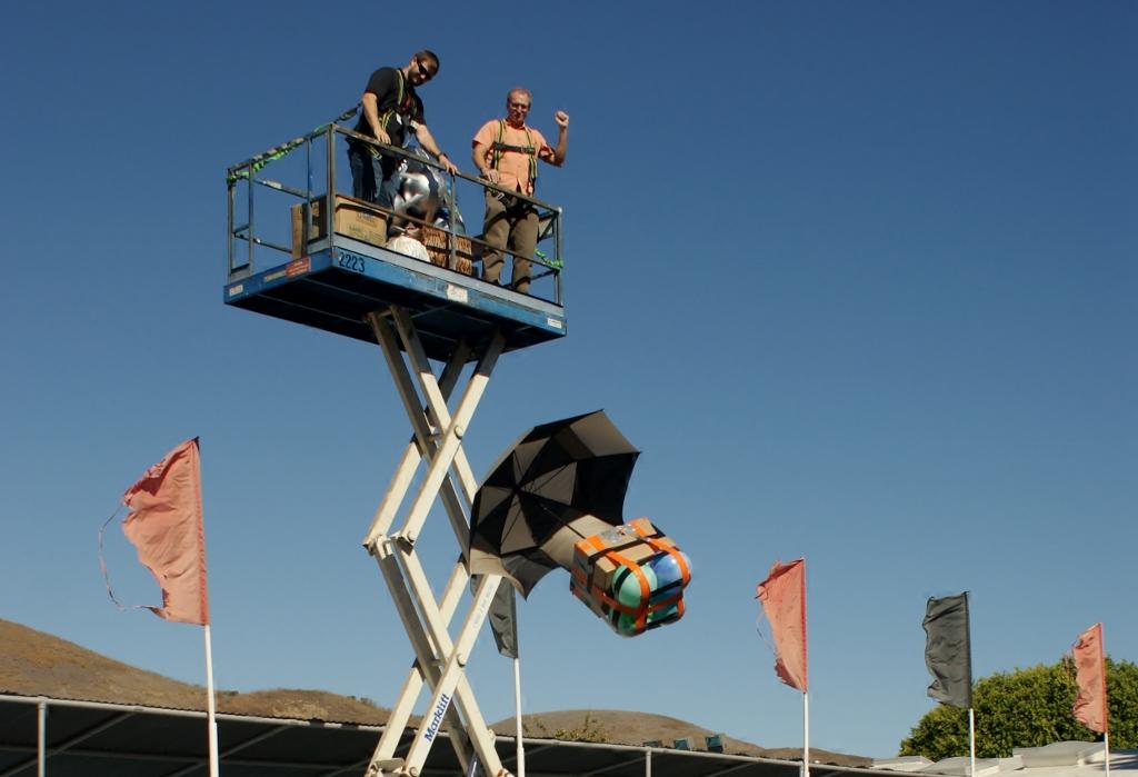 The Physics of the Pumpkin Drop Triton Times