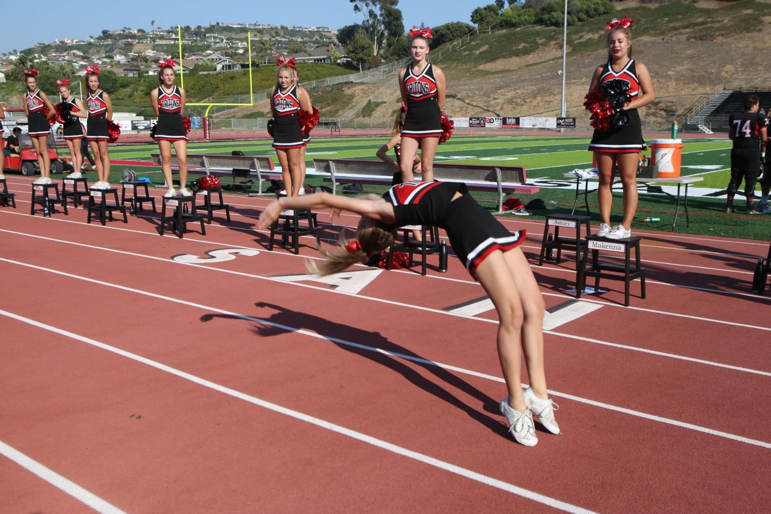 Cheerleading Back Handspring