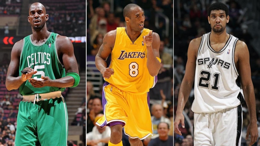 kobe bryant tim duncan kevin garnett