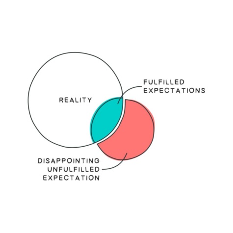 DISAPPOINTMENT = expectations / reality (Janis Ozolinis)