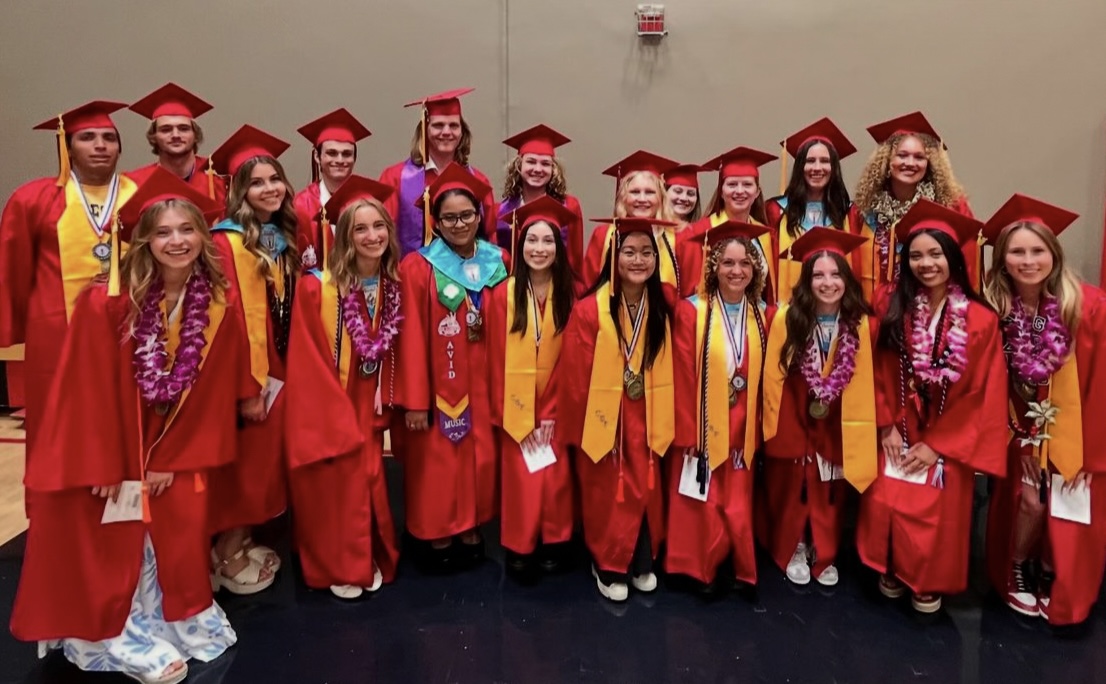 IB 2024 GRADUATING CLASS smiling after successfully completing the program. (@schs.ib)